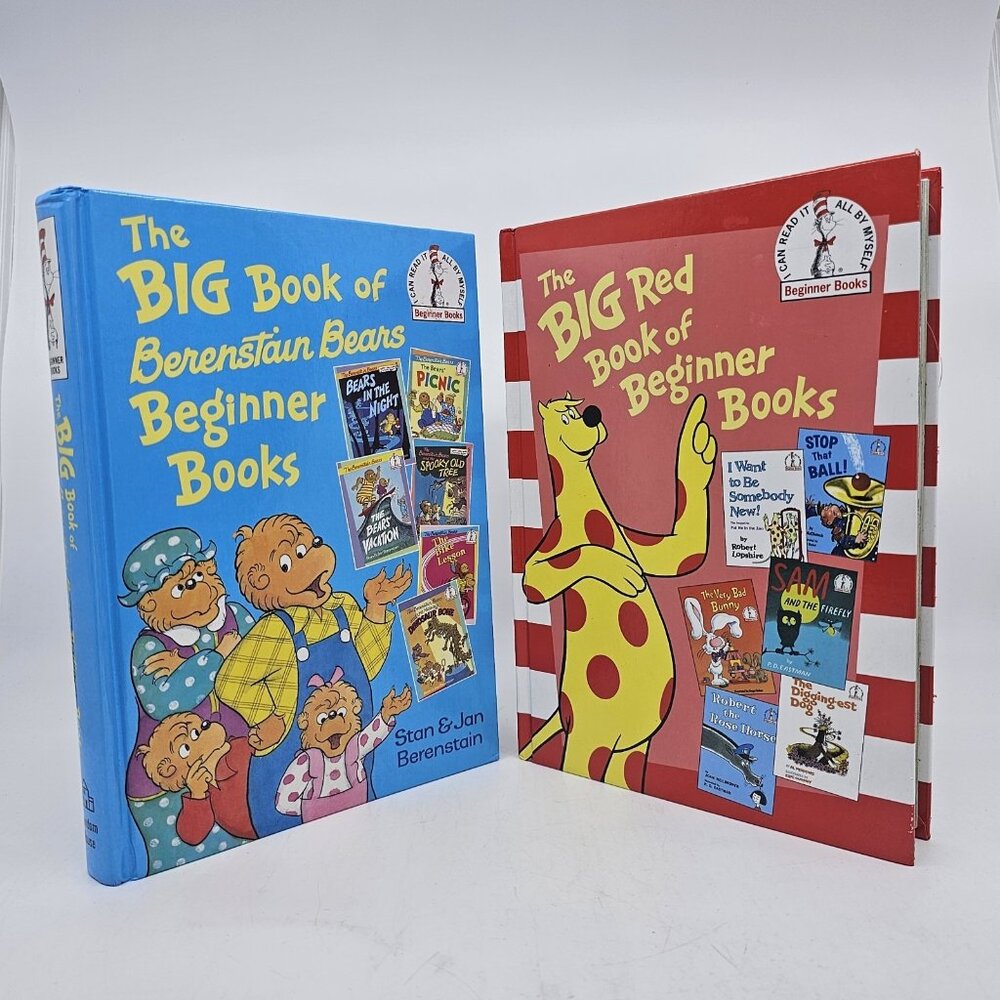 The Big Book of Berenstain Bears & Big Red Book of Beginner Books Lot of 2